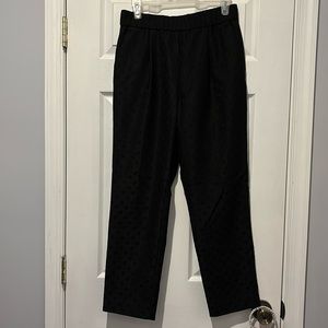 Black ANN TAYLOR straight leg pants, size S